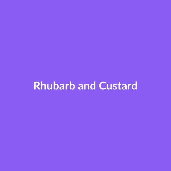 Rhubarb & Custard