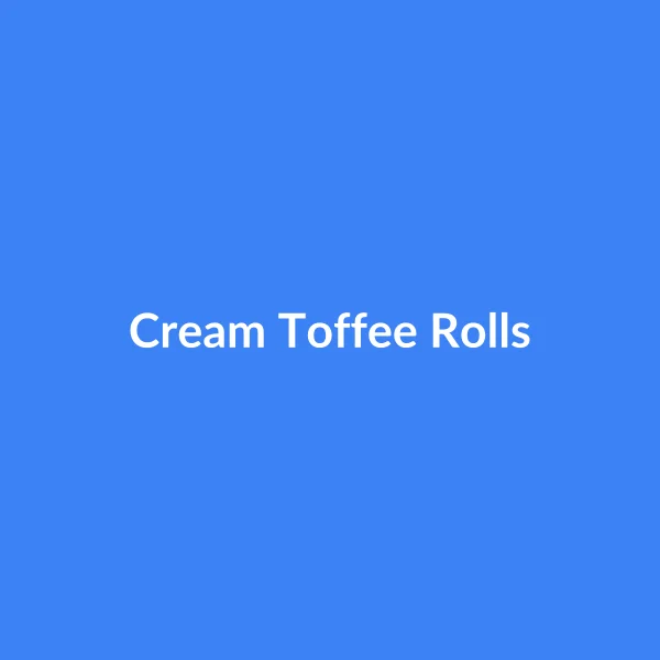 Cream Toffee Rolls