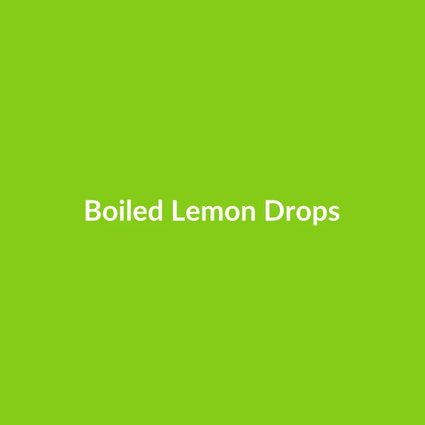 Boiled Lemon Drops