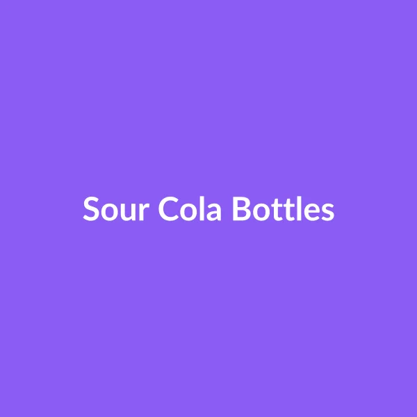 Sour Cola Bottles